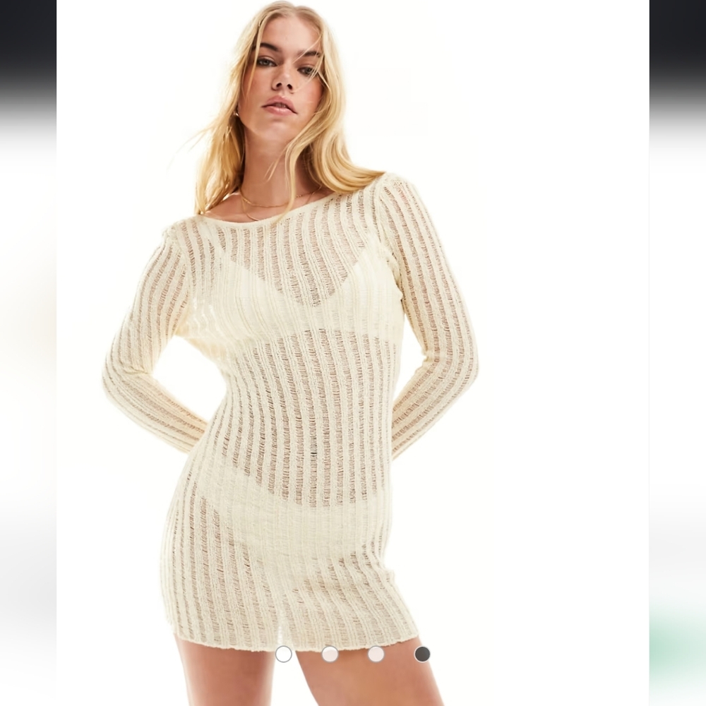 NWT Cotton On Ladder Knit Mini Dress